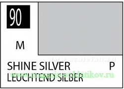 Краска художественная 10 мл. сияющее серебро, Mr. Hobby