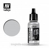 Акриловый грунт серый «Mecha Color», 17 мл, Vallejo - фото