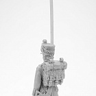 Сборная миниатюра из смолы Сержант-орлоносец. Франция, 1807-1812 гг, 28 мм, Аванпост