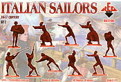 Солдатики из пластика Итальянские моряки, XVI-XVII вв..Набор №2 (1:72) Red Box - фото