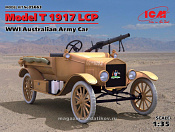 Сборная модель из пластика Model T 1917 LCP Автомобиль армии Австралии IМВ (1/35) ICM - фото