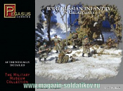 Солдатики из пластика Русская пехота в шинели, WWII 1:72, Pegasus - фото