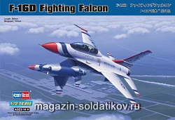 Сборная модель из пластика Самолет F-16D Fighting Falcon" (1/72) Hobbyboss
