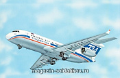 Сборная модель из пластика ЕЕ14402 Авиалайнер Туполев Ту-334 (1/144) Восточный Экспресс - фото