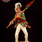 Сборная миниатюра из металла Русский гренадер 1786 г, 1:30, Оловянный парад