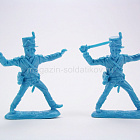 Солдатики из пластика ALAMO HAND TO HAND COMBAT (Light Blue / Gray), 1:32, TSSD