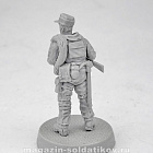 Сборная фигура из смолы Ветеран, серия «Наемники» 28 мм, ArmyZone Miniatures
