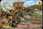 Солдатики из пластика Pickett's Charge 3 Gettisburg (1/72) Strelets - фото