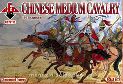 Солдатики из пластика Chinese Medium Cavalry 16-17 cent (1:72) Red Box