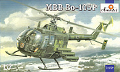 Сборная модель из пластика Вертолет MBB Bo-105P военная версия Amodel (1/72) - фото