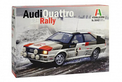 Сборная модель из пластика ИТ Автомобиль Audi Quattro Rally (1/24) Italeri
