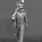 Сборная миниатюра из металла Вольтижер линейных пехотных полков, Герцогство Варшавское, 54 мм, Chronos miniatures