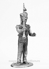 Миниатюра из олова 473 РТ Тамбур-мажор Гвардейского экипажа 1814-25 гг. 54 мм, Ратник - фото