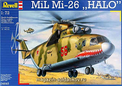 Сборная модель из пластика MiL Ми-26 Российский тяжелый вертолёт 1:72 Revell