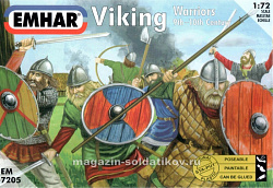 Солдатики из пластика EM 7205 Viking Warriors, 1:72, Emhar