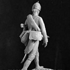 Сборная миниатюра из металла Русский мушкетер (или фузелер) гренадерских полков, 1797-1801 54 мм, Chronos miniatures