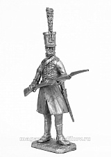 Миниатюра из олова 490 РТ Рядовой прусского добровольческого корпуса Марвица 1806 год, 54 мм, Ратник - фото