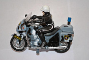 Масштабная модель в сборе и окраске Мотоцикл Омон с фигуркой , Технопарк 1/35 - фото
