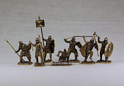 Миниатюра из бронзы 479BC 201-207 Персы. Битва при Платеях, 479 год до н.э. (набор из 7 фигур) 40 мм, Седьмая миниатюра - фото