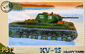 Сборная модель из пластика Тяжелый танк КВ-1С, 1:72, PST - фото