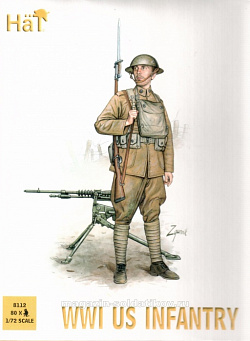 Солдатики из пластика WWI US Infantry (1:72), Hat