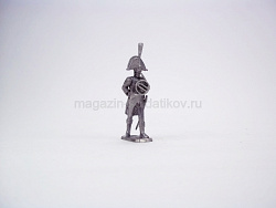 Солдатики из металла Музыкант старой гвардии Наполеона с валторной, Магазин Солдатики (Prince August)