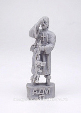 Сборная фигура из смолы Воинствующий монах православный, серия «Наемники» 28 мм, ArmyZone Miniatures - фото
