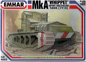 Сборная модель из пластика MkА 'Whippet' WWI medium tank 1918, (1:35), Emhar - фото