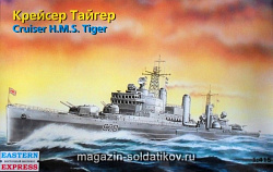 Сборная модель из пластика Крейсер «Тайгер» (1/415) Восточный экспресс