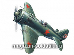 Сборная модель из пластика И-16 тип 18, Советский истребитель (1/72) ICM