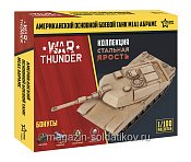 Сборная модель из пластика Американский танк Абрамс М1А1 WT (1:100) 1/100 Звезда - фото
