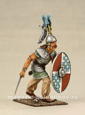 Миниатюра в росписи Галльский воин, 1:32 - фото