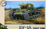 Сборная модель из пластика Тяжелый танк КВ-1 А, 1:72, PST - фото
