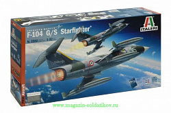 Сборная модель из пластика ИТ Самолет F-104 G/S Starfighter 1:32 Italeri