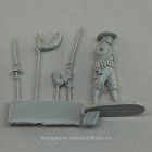 Сборная миниатюра из смолы Мушкетер, Тридцатилетняя война 28 мм, Аванпост