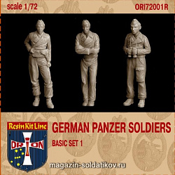 Солдатики из пластика Немецкие танкисты (1/72) Orion