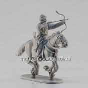 Сборная миниатюра из смолы Сибирско-татарский ополченец, 28 мм, Аванпост - фото
