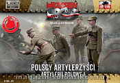 Солдатики из пластика Polish Artillerymen figures, 1:72, First to Fight - фото