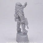 Сборная фигура из смолы Танк (ломовик), серия «Наемники» 28 мм, ArmyZone Miniatures