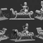 Сборная миниатюра из смолы «Спокойной ночи» (2 варианта сборки), 54 мм, Chronos miniatures