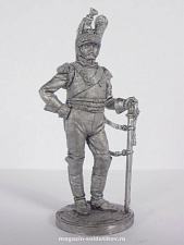 Миниатюра из олова Кирасир 3-го кирасирского полка. Франция, 1812 г. EK Castings - фото