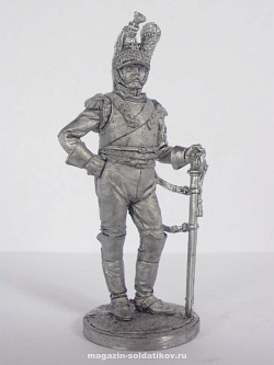 Миниатюра из олова Кирасир 3-го кирасирского полка. Франция, 1812 г. EK Castings