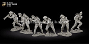Солдатики из пластика Американская морская пехота, набор № 2 из 6 фигур, 1:32 Plastic Platoon - фото