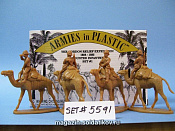 Солдатики из пластика Война в Египте 1884-1885 г. Пехота на верблюдах, (набор 1), 1/32 Armies in plastic - фото