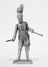 Миниатюра из олова 420 РТ Майор баварского линейного полка 1812 год, 54 мм, Ратник - фото