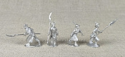 Сборные фигуры из металла Польские повстанцы Набор №3, Косиньеры (4 фигурки), 28 мм, Figures from Leon - фото