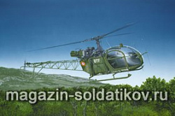 Сборная модель из пластика Вертолет SE 313 Алуэтт II 1:48 Хэллер