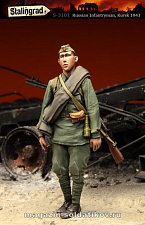 Сборные фигуры из смолы Советский пехотинец, Курск 1/35, Stalingrad - фото