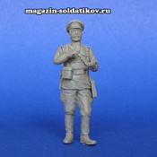 Сборная фигура из смолы Русский офицер. Первая Мировая Война 1/35 MasterClub - фото
