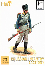 Солдатики из пластика Prussian Infantry Action (1:72), Hat - фото